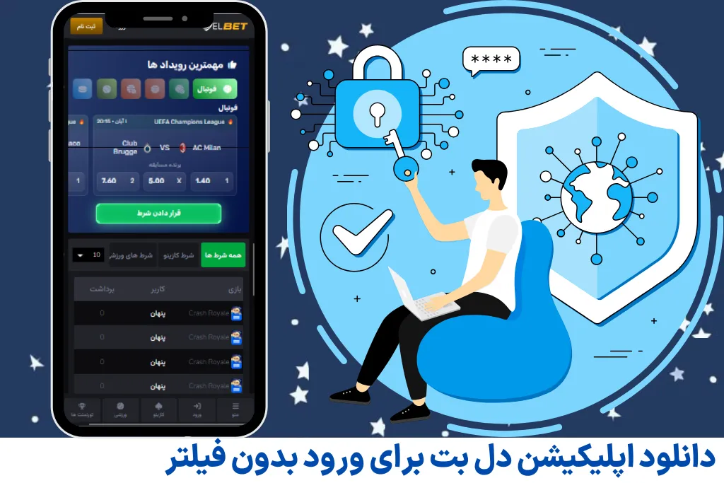 دانلود اپلیکیشن دل بت برای ورود بدون فیلتر