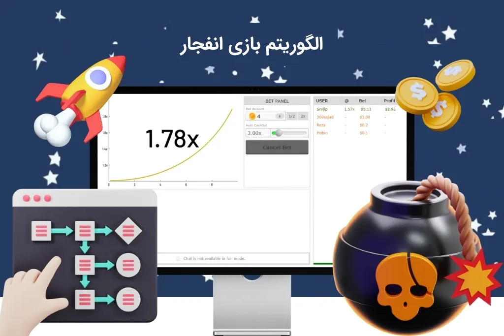 الگوریتم بازی انفجار
