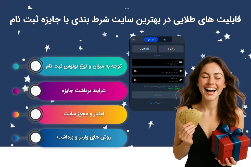 کاربردهای اساسی سایت شرط بندی با شارژ هدیه ثبت نام