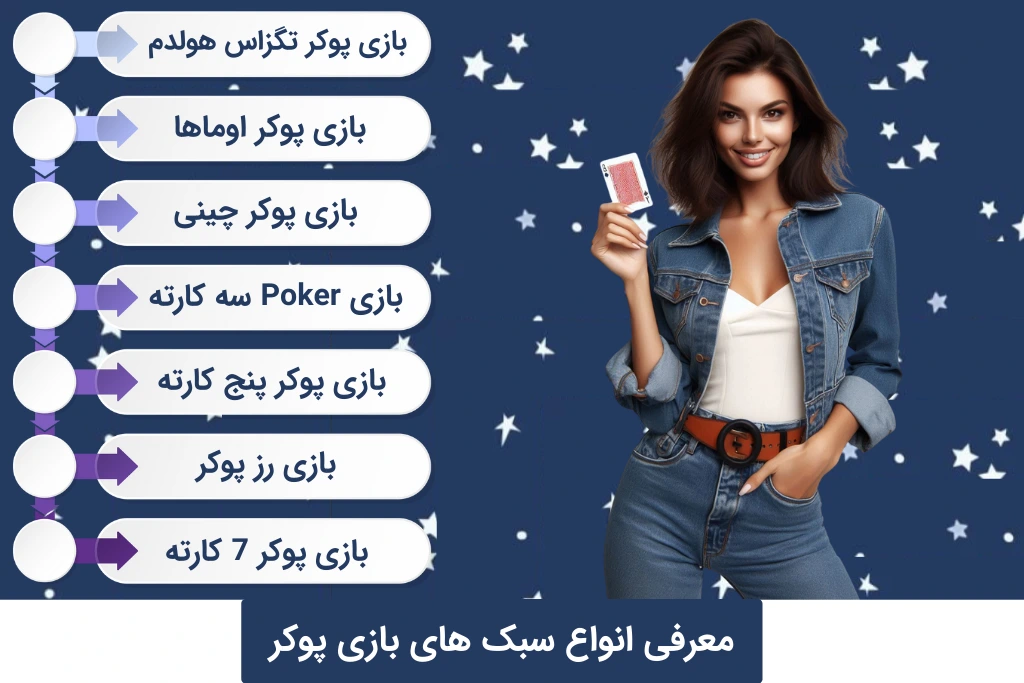 انواع سبک های بازی پوکر