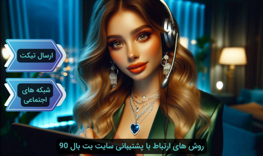 روش های ارتباط با پشتیبانی بت بال 90