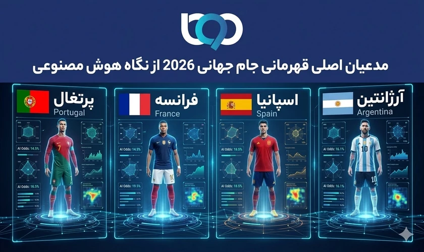 مدعیان اصلی قهرمانی جام جهانی 2026 از نگاه هوش مصنوعی